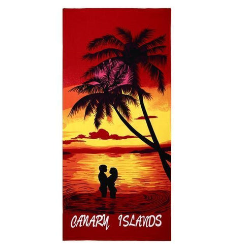 Summer Microfiber Printed Beach Towels, Various Designs